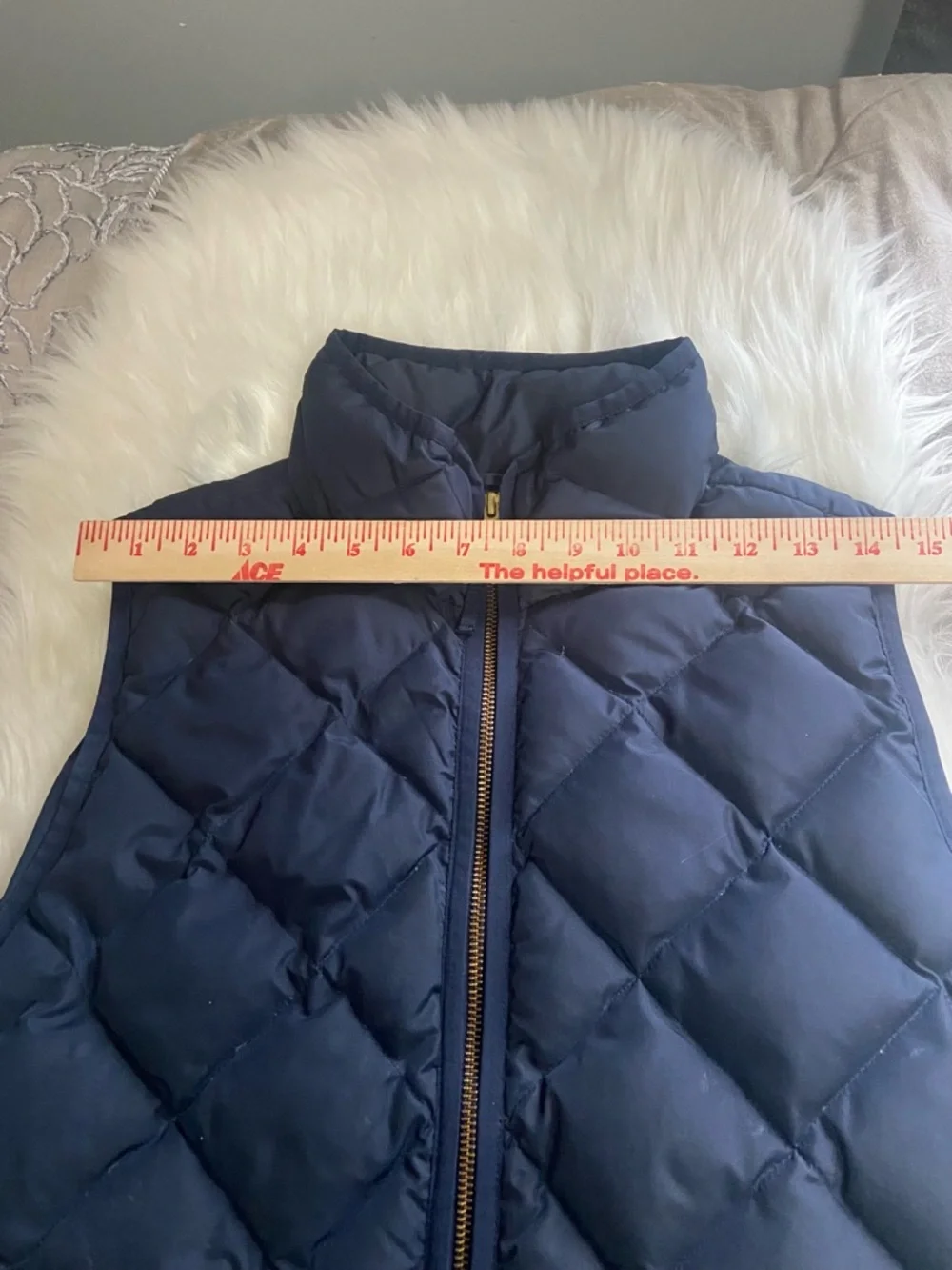 J. Crew sleeveless down
